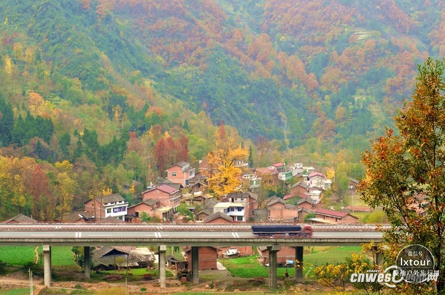 世外桃源 宁强铁锁关初冬风景如画-领袖户外旅游社区